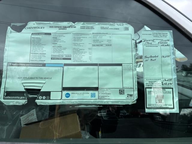 2025 Chevrolet Express Cutaway 3500 Base