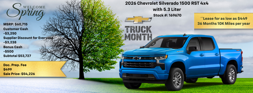 2026 Chevrolet Silverado 1500 RST