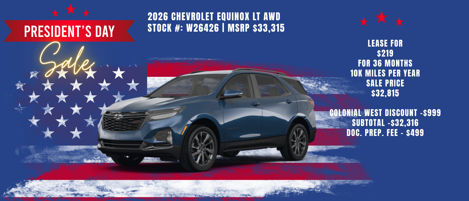 President's Day Sale