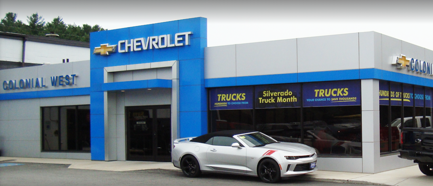 Colonial West Chevrolet of Fitchburg Showroom in Fitchburg MA